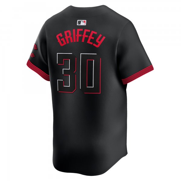 Men's Cincinnati Reds Ken Griffey Jr. Nike Black City Connect Limited Player Jersey