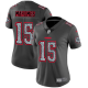 Women's Kansas City Chiefs #15 Patrick Mahomes Gray StaticStitched NFL Vapor Untouchable Limited Jersey