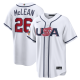 Men's USA Baseball Nolan McLean Nike White 2026 World Baseball Classic Home Stadium Jersey