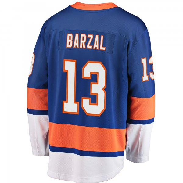 Men's New York Islanders Mathew Barzal Fanatics Royal Breakaway Player Jersey