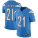 Men's Nike Los Angeles Chargers #21 LaDainian Tomlinson Electric Blue Alternate Stitched NFL Vapor Untouchable Limited Jersey