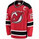 Men's New Jersey Devils Jamie Langenbrunner Fanatics Red Premier Breakaway Retired Player Jersey