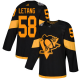 Adidas Pittsburgh Penguins #58 Kris Letang Black 2019 Stadium Series Stitched NHL Jersey