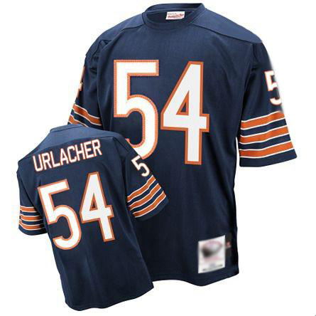 Mitchell and Ness Chicago Bears 54# Brian Urlacher Blue Stitched Throwback NFL Jerseys