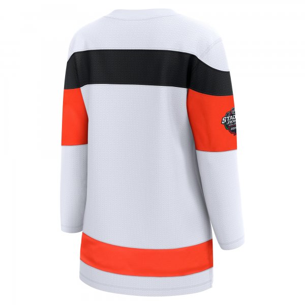 Women's Philadelphia Flyers  Fanatics White 2024 NHL Stadium Series Breakaway Jersey