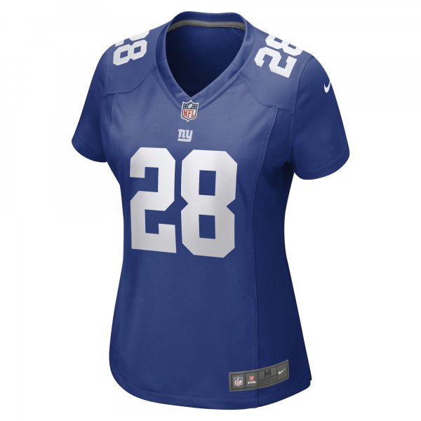 Women's New York Giants Cor'Dale Flott Nike Royal Game Player Jersey