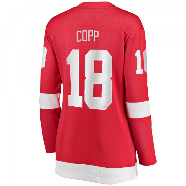 Women's Detroit Red Wings Andrew Copp Fanatics Red Home Breakaway Player Jersey