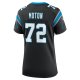 Women's Carolina Panthers Taylor Moton Nike Black Team Game Jersey