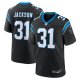 Men's Carolina Panthers Lamar Jackson Nike  Black  Game Jersey