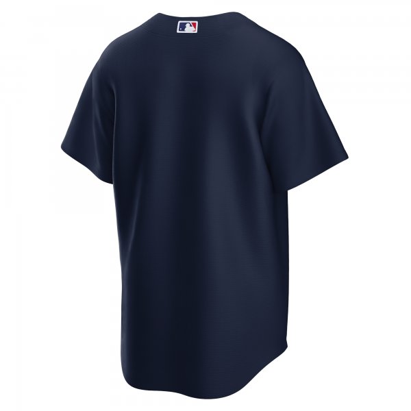 Men's Cleveland Guardians Nike Navy Alternate Replica Jersey