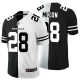 Men's Nike NFL Cincinnati Bengals #28 Joe Mixon Black White Peaceful Coexisting Split 2020 Vapor Untouchable Stitched Limited Jersey