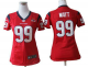 Nike Houston Texans #99 J.J. Watt Red Alternate With 10th Patch Women's Stitched NFL Elite Jersey