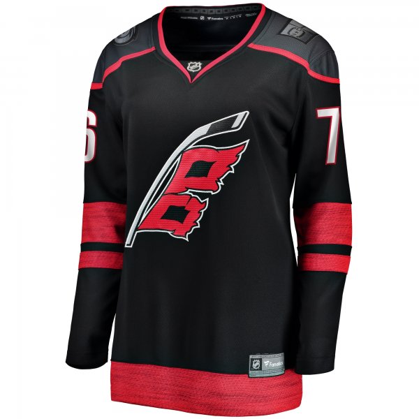 Women's Carolina Hurricanes Brady Skjei Fanatics Black Home Breakaway Player Jersey