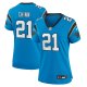 Women's Carolina Panthers Jeremy Chinn Nike Blue Player Jersey