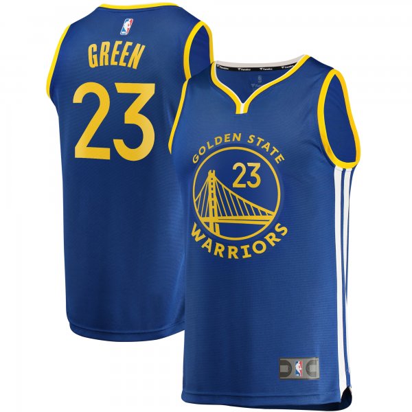 Men's Golden State Warriors Draymond Green Fanatics Royal Fast Break Replica Player Team Jersey - Icon Edition