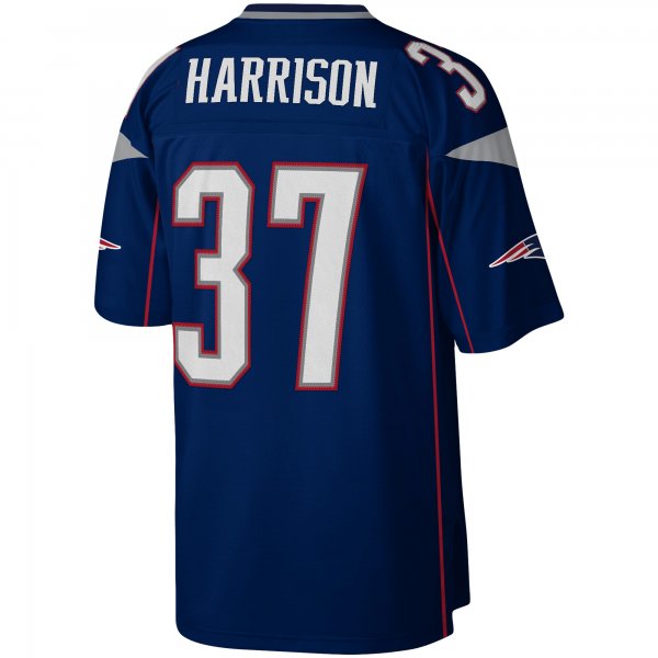 Men's New England Patriots Rodney Harrison Mitchell & Ness Navy Legacy Replica Jersey