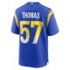 Men's Los Angeles Rams Zachary Thomas Nike  Royal Team Game Jersey