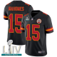 Kansas City Chiefs #15 Patrick Mahomes Black Super Bowl LIV Bound Men's Stitched NFL Limited Rush Jersey