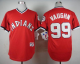 Cleveland Indians #99 Ricky Vaughn Red 1974 Turn Back The Clock Stitched MLB Jersey