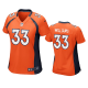 Women's Denver Broncos #33 Javonte Williams Orange Game Jersey