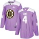 Adidas Boston Bruins #4 Bobby Orr Purple Fights Cancer Stitched NHL Jersey