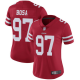 San Francisco 49ers #97 Nick Bosa Red Team Color Women's Stitched Nike NFL Vapor Untouchable Limited Jersey