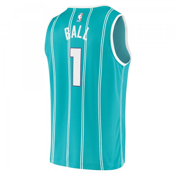 Youth Charlotte Hornets LaMelo Ball Fanatics Teal Fast Break Player Jersey - Icon Edition