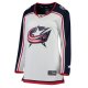 Women's Columbus Blue Jackets Fanatics White Away Breakaway Jersey