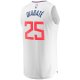 Men's LA Clippers Moussa DiabatÃÂ© Fanatics White Fast Break Player Jersey - Association Edition