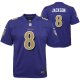 Youth Baltimore Ravens Lamar Jackson Nike Purple Game Jersey