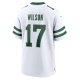 Men's New York Jets Garrett Wilson Nike Legacy White Game Jersey