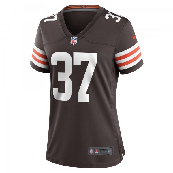 Women's Cleveland Browns D'Anthony Bell Nike Brown Game Player Jersey