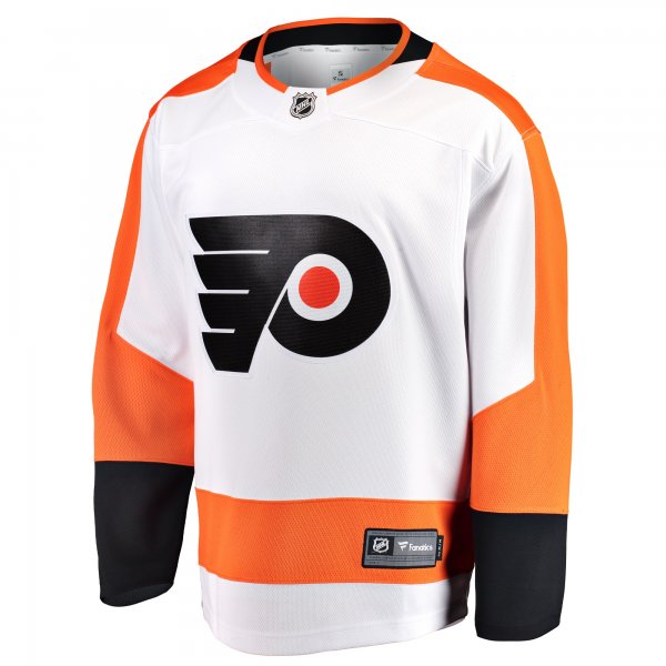 Men's Philadelphia Flyers Fanatics White Breakaway Away Jersey