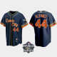 Houston Astros Yordan Alvarez 2021 City Connect Replica Men's MLB Jersey with 2022 World Series Patch - Navy