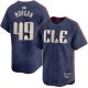 Men's Cleveland Guardians #49 Eli Morgan 2024 Navy City Connect Limited MLB Jersey