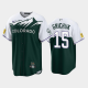 Men's Colorado Rockies #15 Randal Grichuk 2022 City Connect Green Replica MLB Jersey