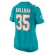 Women's Miami Dolphins Ka'Dar Hollman Nike Aqua Home Game Player Jersey