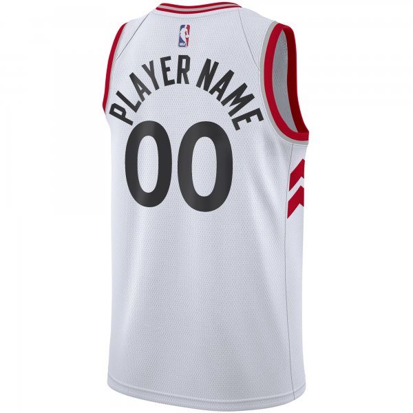 Men's Toronto Raptors Nike White 2020/21 Swingman Custom Jersey - Association Edition