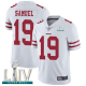 San Francisco 49ers #19 Deebo Samuel White Super Bowl LIV Bound Youth Stitched NFL Vapor Untouchable Limited Jersey