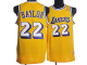 Mitchell and Ness Men's Los Angeles Lakers #22 Elgin Baylor Stitched Yellow Throwback NBA Jersey