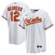 Men's Baltimore Orioles #12 Dylan Beavers Nike White Home Replica Jersey