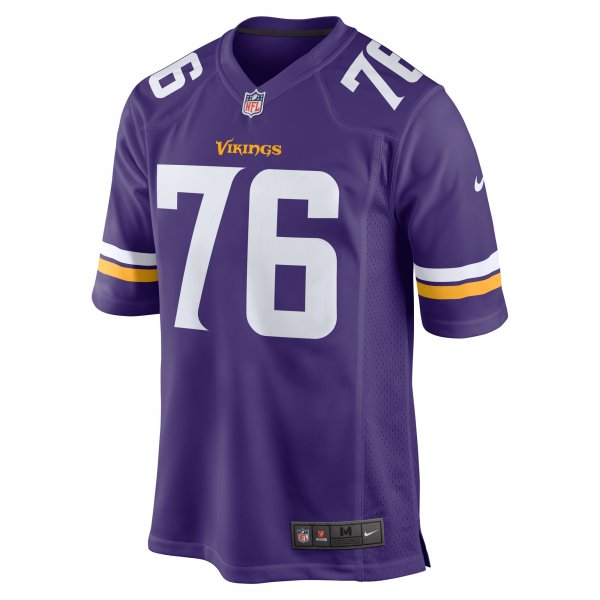 Men's Minnesota Vikings David Quessenberry Nike  Purple Team Game Jersey