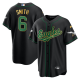 Men's Philadelphia Eagles #6 DeVonta Smith Black Baseball Stitched Jersey