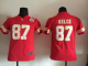 Nike Kansas City Chiefs #87 Travis Kelce Red Team Color Youth Stitched NFL Elite Jersey