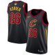 Men's Nike Cleveland Cavaliers #26 Kyle Korver Black The Finals Patch Swingman Statement Edition NBA Jersey