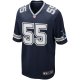 Men's Dallas Cowboys Leighton Vander Esch Nike Navy Team Game Jersey