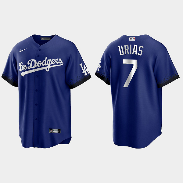 Los Angeles Dodgers Julio Urias 2021 City Connect Replica Jersey - Royal