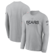 Men's Nike Gray Chicago Bears 2024 Salute To Service Long Sleeve T-Shirt