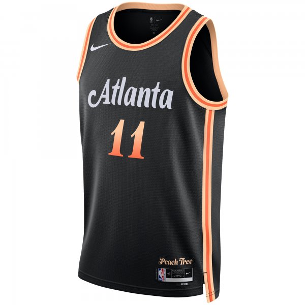 Unisex Atlanta Hawks Trae Young Nike Black 2022/23 Swingman Jersey - City Edition