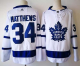 Adidas Toronto Maple Leafs #34 Auston Matthews White Road Stitched NHL Jersey